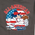 thumbnail image 3 of Disney - Americana - Mickey Americana Baseball - Adult Short Sleeve Graphic T-Shirt, 3 of 5
