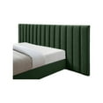 thumbnail image 6 of Meridian Furniture Pablo Green Velvet King Bed, 6 of 10