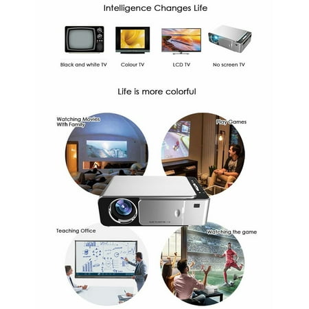 LED Projector Full High Definition 4K HDMI-compatible USB 1080P ...