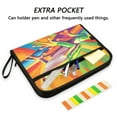 thumbnail image 2 of Organ Folder 14.2 x 0.8 x 10.6 Inches 13 Separate Pockets A4 Size Documents Folder A Sort Storage File Manager For The Home Office Cartoon Green Frog, 2 of 7