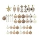 thumbnail image 3 of Juego de 40 Adornos Navideños con Forma de Bola, Colgantes Decorativos Irrompibles, Decoración para de Navidad para Celebraciones de año Nuevo E Dorado champagne, 3 of 8