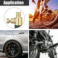 thumbnail image 3 of Unique Bargains 2pcs 200cm Copper Rubber Tube Tire Valve Connect Pipe Deflated Air Chuck Inflator Compressor Pump Extension Hose for Car, 3 of 6