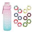 thumbnail image 2 of Perfume 1 Liter Bottle, Update Water Bottle Up Set With 12 Capsules Drinking Straw, No Sugar, Outdoor Water Bottle Free, 2 of 5