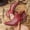 Red, variant on Women's Embroidered V Cut Ankle Boots Block Heel Mid Heel Western Style for Trendy Red 9.5