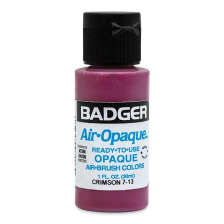 Badger Air-Opaque Airbrush Color - 1 oz, Crimson