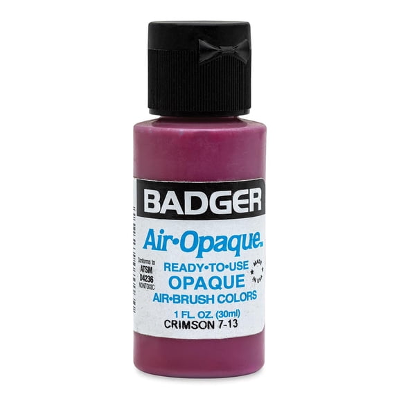 Badger Air-Opaque Airbrush Color - 1 oz, Crimson