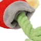 thumbnail image 3 of Juguete de peluche para perro, limpieza de dientes, juguete de masticación de perro relleno interactivo con cuerda de nudo para cachorro, 3 of 8