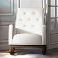 thumbnail image 3 of Delgado Fauteuils Berçants Modernes à Dossier Fixe en Tissu Beige et Lin pour Intérieur de Chambre de Bébé, 3 of 5