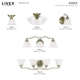 thumbnail image 4 of Livex Lighting Essex Bath Light in Antique Brass, 4 of 7