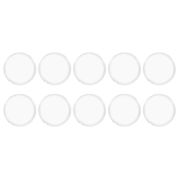MERRYHAPY 10Ud Monedas Transparente Con Protección Para 60Mm Almacenamiento Y Exhibición En Casa