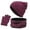 Hot Pink, variant on Scarface, Women&Men Winter Warm Wool Hat Scarf Gloves Three Winter Knit Cap Screen Mittens Scarves Sets, Scarf Bronze One Size