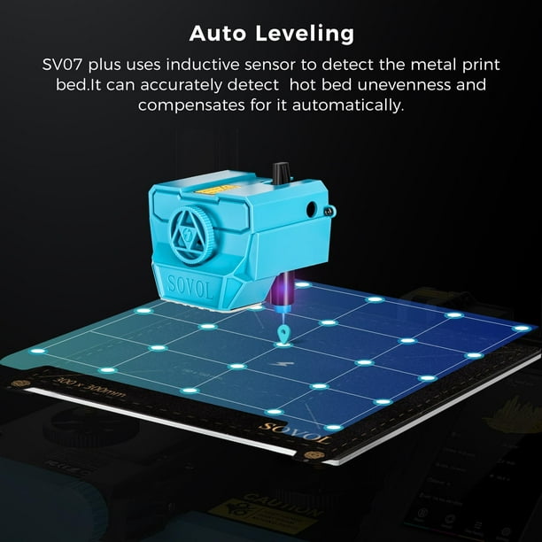 SOVOL 3D SV07 Plus 3D Printer with Klipper Firmware, 500mm/s Speed