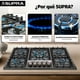 thumbnail image 3 of Parrilla 5Q-EB-87 de empotrar 5 quemadores de Acero Negro Supra Parrilla 5Q-EB-87, 3 of 8