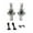 Silver, variant on 2Pcs RC Car Front and Rear Differential Accessories 28T Diff Gear Part Upgrade for Wltoys 1:28 284161 K989 K969 284131 DIY Modification