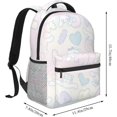 thumbnail image 2 of Cinnamoroll Backpack Withe Side Pokect Large Suitable For Men Women ​hiking Camping Picnic Kawaii Gifts, 2 of 7