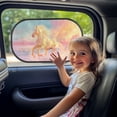 thumbnail image 3 of Yuyamidu Horse Car Window Shade Snowfield Auto Side Window Sunshades Blocks Sun and Heat 2 Pack Vehicle Car Side Window Sun Shield Car Interior Accessories Decor, 3 of 7