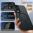 thumbnail image 4 of [PST] Samsung Galaxy S25 Edge Case, Matte Rubber Hybrid Back Cover with Magnetic MagSafe Compatible, 4 of 5