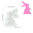 thumbnail image 2 of Daolelai Easter Bunny Silicone Mold, 2 of 5