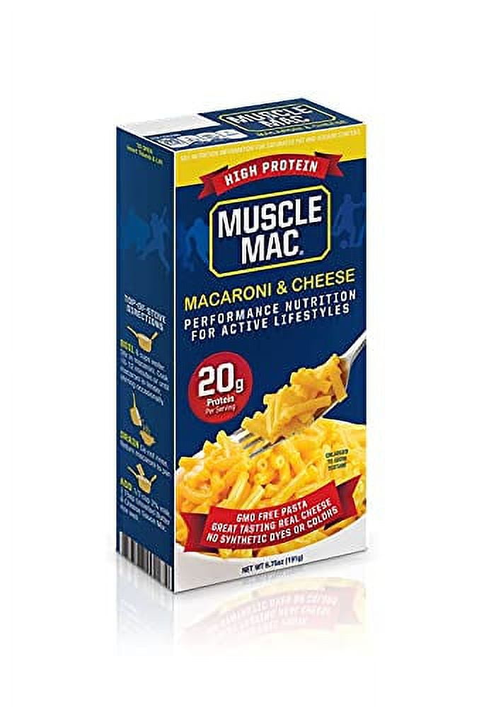 Muscle Mac Microwave Mac & Cheese Cup - Aged White Cheddar, 20g Protein, Pack Of 12 - View #3