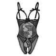 thumbnail image 3 of Sexyfree Lingerie for Women One Piece Bodysuit Sexy Lace Crotchless Lingerie Nightwear, 3 of 4