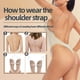 thumbnail image 3 of Body de mujer con espalda descubierta y escote en U, sujetador moldeador de cuerpo sin espalda, 3 of 5