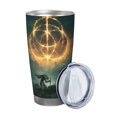 thumbnail image 2 of Vaso Elden Ring de 20 oz con tapa, vaso de viaje de acero inoxidable con aislamiento al vacío de doble pared, taza de café con aislamiento duradero, taza térmica con tapa deslizante a prueba de, 2 of 8