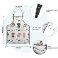 thumbnail image 7 of Cute Dogs Kids Aprons for Girls and Boys,Adjustable Neck Strap Toddler Aprons for Kids Cooking Baking, 7 of 7