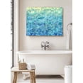 thumbnail image 6 of Turquoise Blue Teal Wall Art for Living Room,Canvas Picture Wall Decor for Bathroom Bedroom,Chic Stained Glass Texture Aesthetic Painting Artwork for Office Kitchen Hallway Dining Room Decor 20"x24", 6 of 8