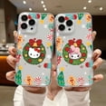 thumbnail image 2 of Christmas limited Sanrio Hello Kitty Phone Case For iphone 15 14 13 12 11 XS Pro Max Mini X XR 7 8 Plus SE 2020 Transparent Capa, 2 of 5