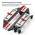 thumbnail image 4 of TFixol Wooden Door Hinge Hole Opener Hinge Positioning Slotter Multifunctional Hinge Lock Guide Plate Hole Opener with Spanner Bottom Cutter for Woodworking, 4 of 7
