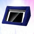 thumbnail image 1 of OULII Support de Tablette Oreiller Dispositif Bleu Peluche pour Voyage 1Ensemble, 1 of 5