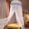 thumbnail image 1 of Canopy  Repelling Net Hanging Princess Canopy  Protection Room Decoration Hideaway Tent for Bed Kids, 1 of 7