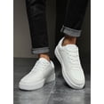 thumbnail image 3 of 2023 New Arrival Men's Spring & Autumn Fashionable Casual Breathable Low-cut Sport Shoe, Slip-resistant Thick Sole, Solid Color, 3 of 5