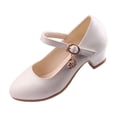 thumbnail image 2 of LYHaoo Girls Sandals Girls Sandals For Every Occasion Stylish High Heel Shoes For Girls Perfect For Daily Parties And Performances Ideal For Ages 3 15 Spring And Summer Sizes 36 Big Kid(36), 2 of 5
