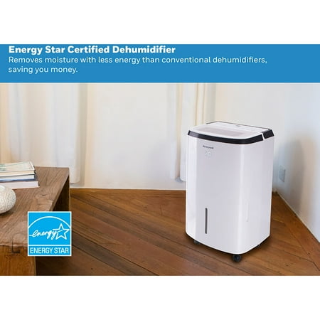 Honeywell - 70 Pint Dehumidifier - White