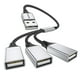 thumbnail image 1 of Cable Divisor USB MOGOOD Negro 3 Puertos para Carga y Transferencia de Datos, 1 of 6