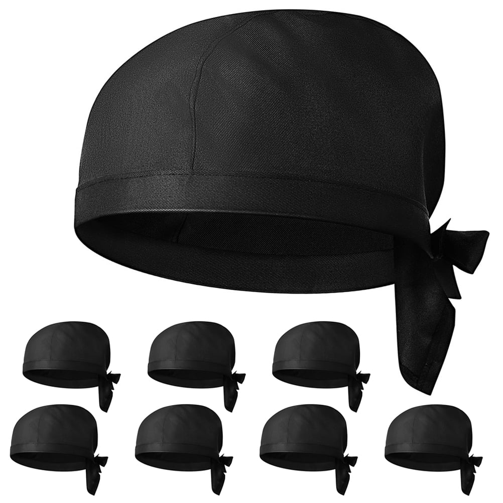 Pack De 2 Gorros De Chef De Algodón - Elástico Ajustable, Unisex, Ideales Para Restaurantes, Bares, Cafeterías O Cocina En Casa