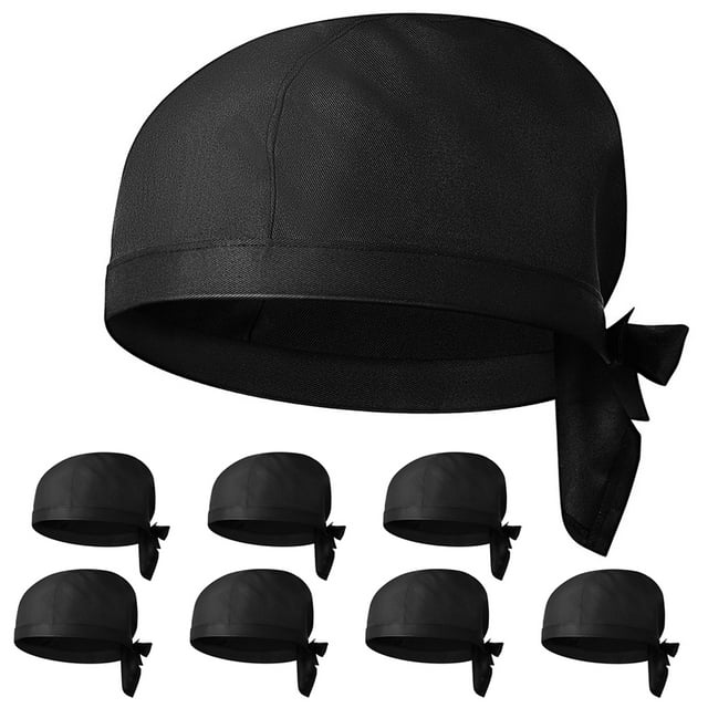 8Pcs Decorative Chef Hats Elastic Chef Hats Japanese Style Working Hats Universal Chef Hats
