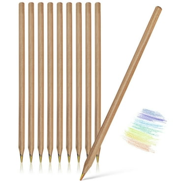 Leifggao 10 Pcs Rainbow Colorful Pencils Multicoloured Pencils Assorted Color Drawing Pencils for Sketching Classroom School