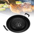 thumbnail image 1 of Thai Korean BBQ Grill Pan, Aluminum BBQ Grill Topper, 2 in 1 Non Stick Smoke Steak Grill Charcoal Pan Pork Hot Pot, Even Heating Barbecue Grill Plates, Camping BBQ Pan, 1 of 7