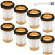 thumbnail image 1 of Paquete de 8 filtros de aspiradora de repuesto para Shark Wandvac ION W1, 1 of 7