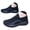 Black, variant on Pandaie Men's Slip on Loafers Comfortable Walking Dressy Penny Shoes with Arch Support Breathable Mesh Knit Running Tennis Sneakers (Black,7.5)