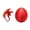 Red Golden, variant on KGJQ 3D Printed Flying Dragon Figurine, Dragon Shape TV & Computer Monitor Decoration, Dragon Egg Toy with Dragon Inside