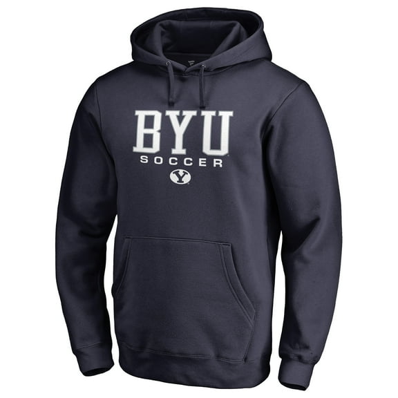 Men's Navy BYU Cougars Team Unity Soccer Pullover Hoodie