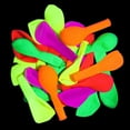 thumbnail image 7 of WEISIPU 7 Colors Random Glow in the Dark Neon Balloon, Latex Red Orange Green,10 inch,100 Count, 7 of 7