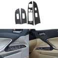 thumbnail image 1 of Real Bright Soft Car Interior Carbon Fiber Sticker DecorationCarbon Fiber Window Lift Switch Panel Cover For LEXUS IS250 IS350 2006-08Auto Car Protection Interior Accessories, 1 of 8
