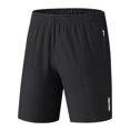 thumbnail image 5 of Male Summer Sport Short Quick Drying Short Reflective Marker Drawstring Loose Short Zipper Pocket Short Mens Shorts with Pocket, 5 of 8
