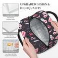 thumbnail image 3 of Yiaed Breast Cancer Awareness1 Print Lunch Bag Adult Insulated Lunch Box, Leakproof Cooler Food Lunch Containers Reusable High Capacity Lunch Tote Bags-One Size, 3 of 6