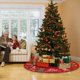 thumbnail image 4 of Cubierta de suelo de árbol de Navidad, decoración de bricolaje de Navidad, falda de árboles de Navidad, jersey de árbol de boda, 2019 suministros de Año Nuevo, 4 of 4