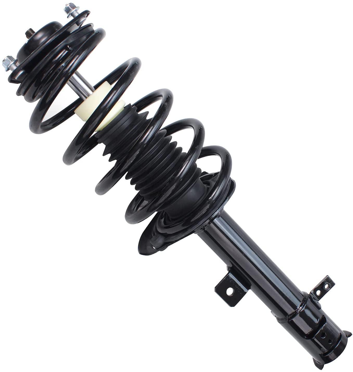 Detroit Axle - Front Strut kits for 2007-2012 Dodge Caliber Complete 2 Struts with Coil Spring 2008 2009 2010 2011 Replacement Left Right Quick Install Ready Struts Assembly